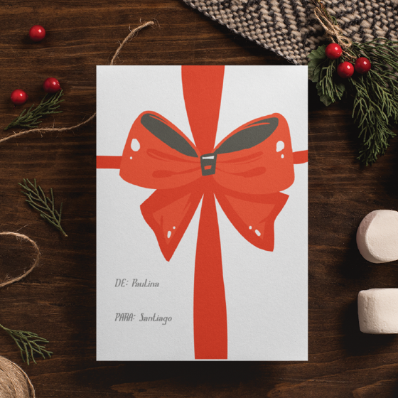 Foto de Tarjeta de felicitación | Regalo