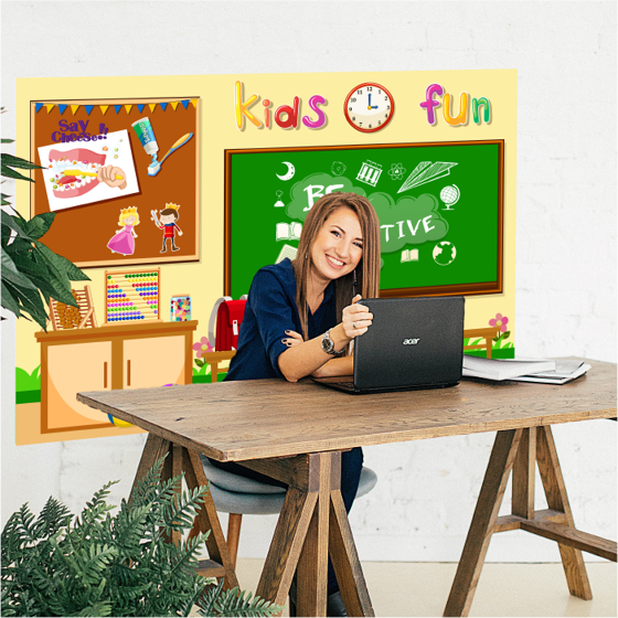 Foto de Fondo para videollamada | Kindergarden