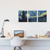 Canvas Set de 3 Piezas Personalizado Motistore Van Gogh