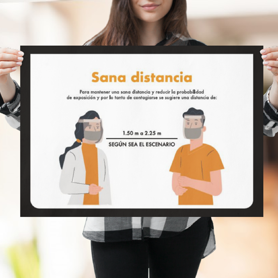 Foto de Póster de recomendaciones | Sana distancia