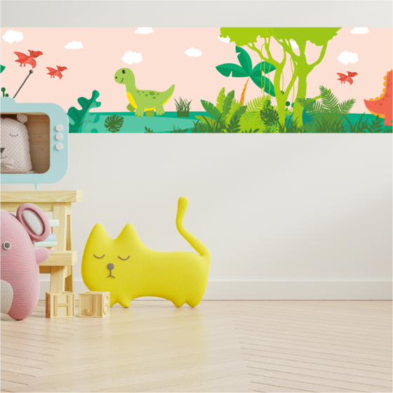 Foto de Cenefa Decorativa Kids | Dinos