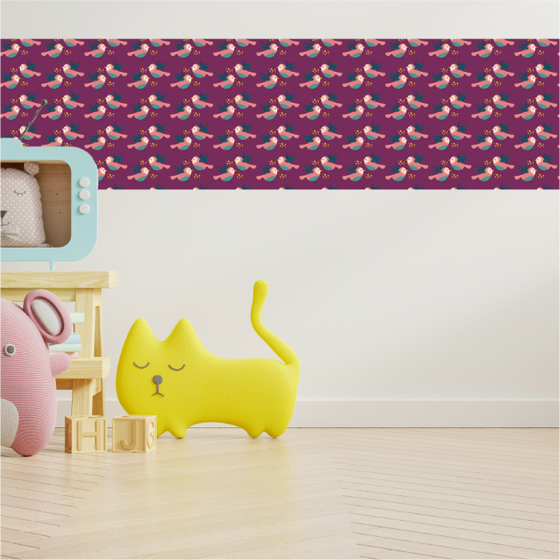 Foto de Cenefa Decorativa Kids | Pájaros