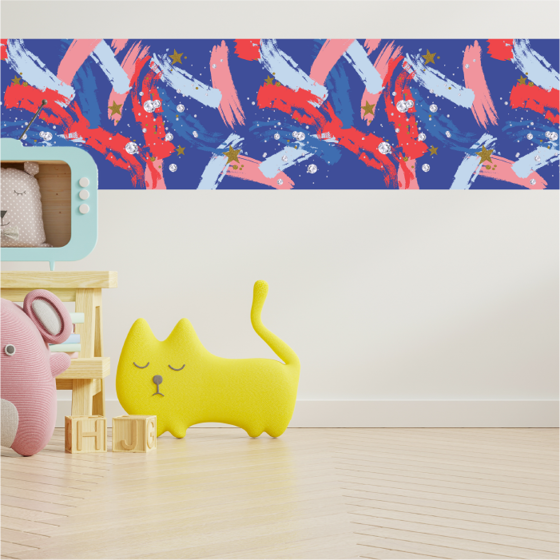 Foto de Cenefa Decorativa Kids | Pinceladas