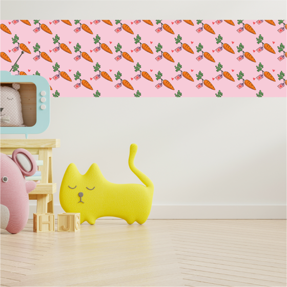 Foto de Cenefa Decorativa Kids | Zanahorias