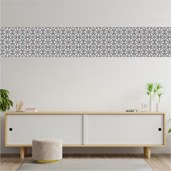 Foto de Cenefa Decorativa | Mosaico gris