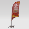 Foto de KIT BANDERA PUBLICITARIA (IMPRESIÓN UNA CARA CON BASE EN CRUZ) 228 CM