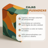 caja plegadiza personalizada utilizada como empaque de producto
