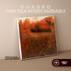 Cuadro Magic Frame personalizado con tu imagen, impreso en tela intercambiable y marco de aluminio, disponible en varios tamaños